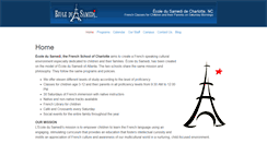 Desktop Screenshot of frenchschoolcharlotte.com